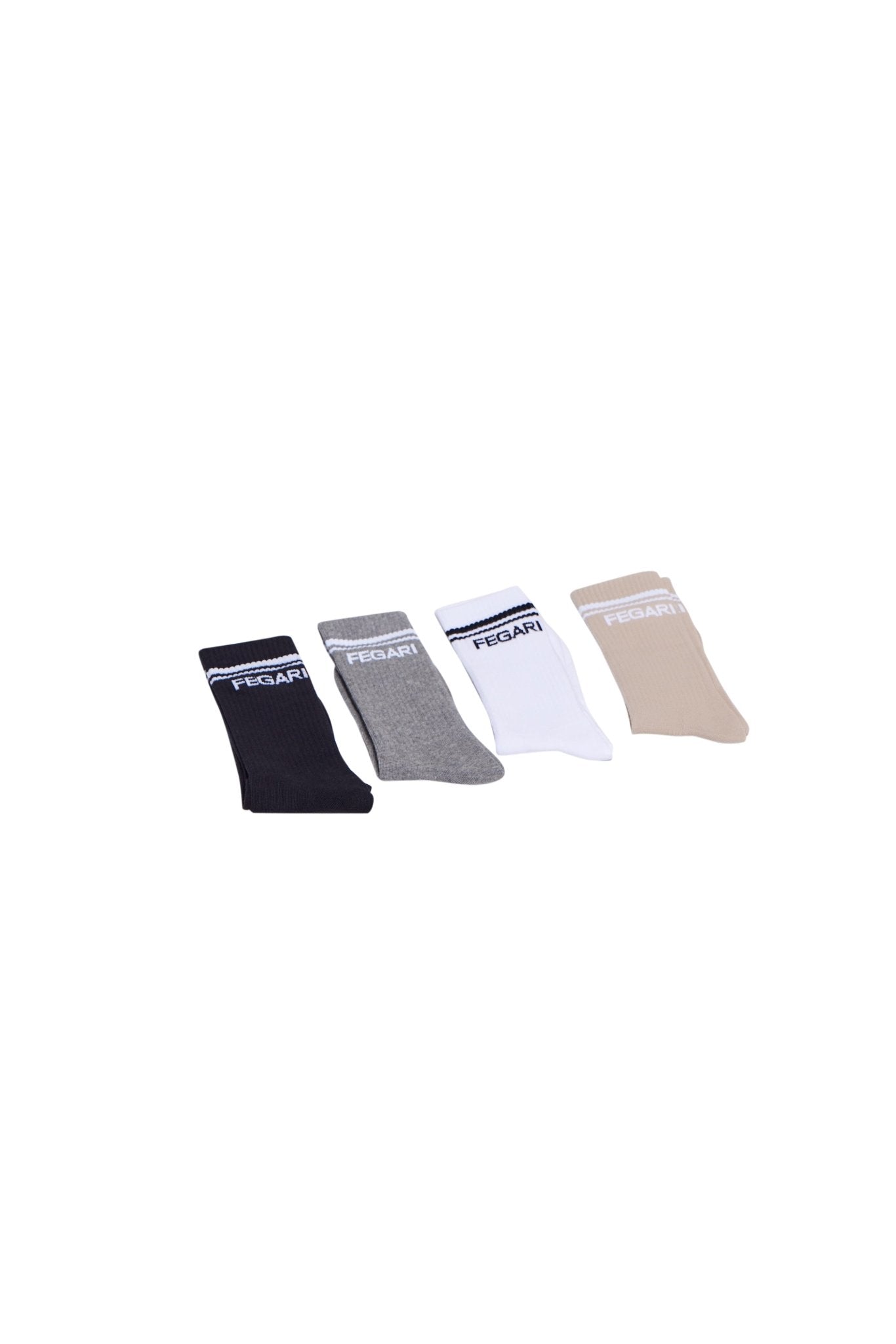 Fegari Crew Socks - Heather Grey - Fegari