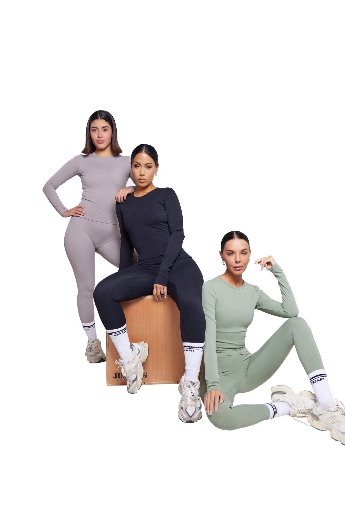 Fegari Essentials Leggings - Heather Grey - Fegari