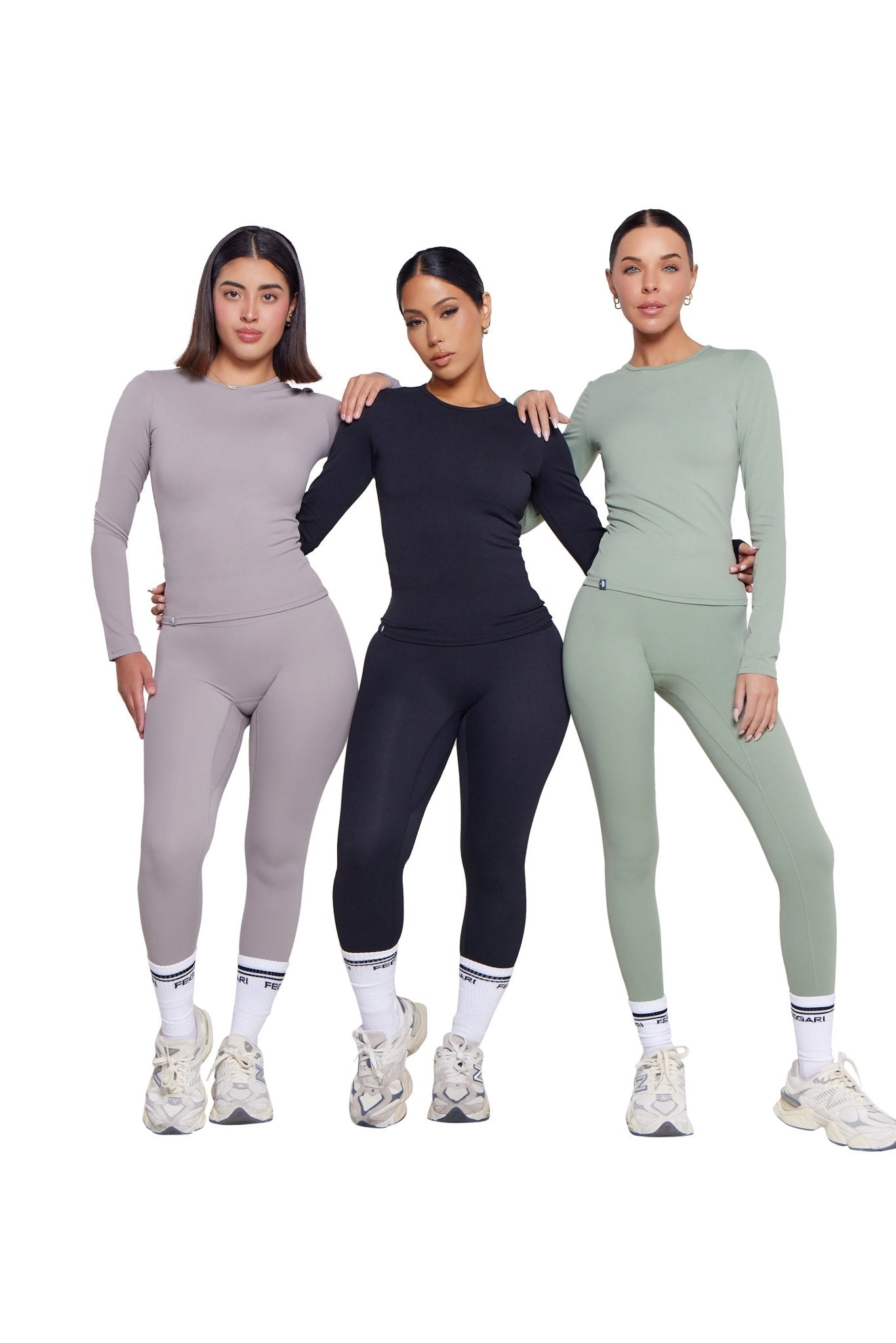 Fegari Essentials Leggings - Heather Grey - Fegari