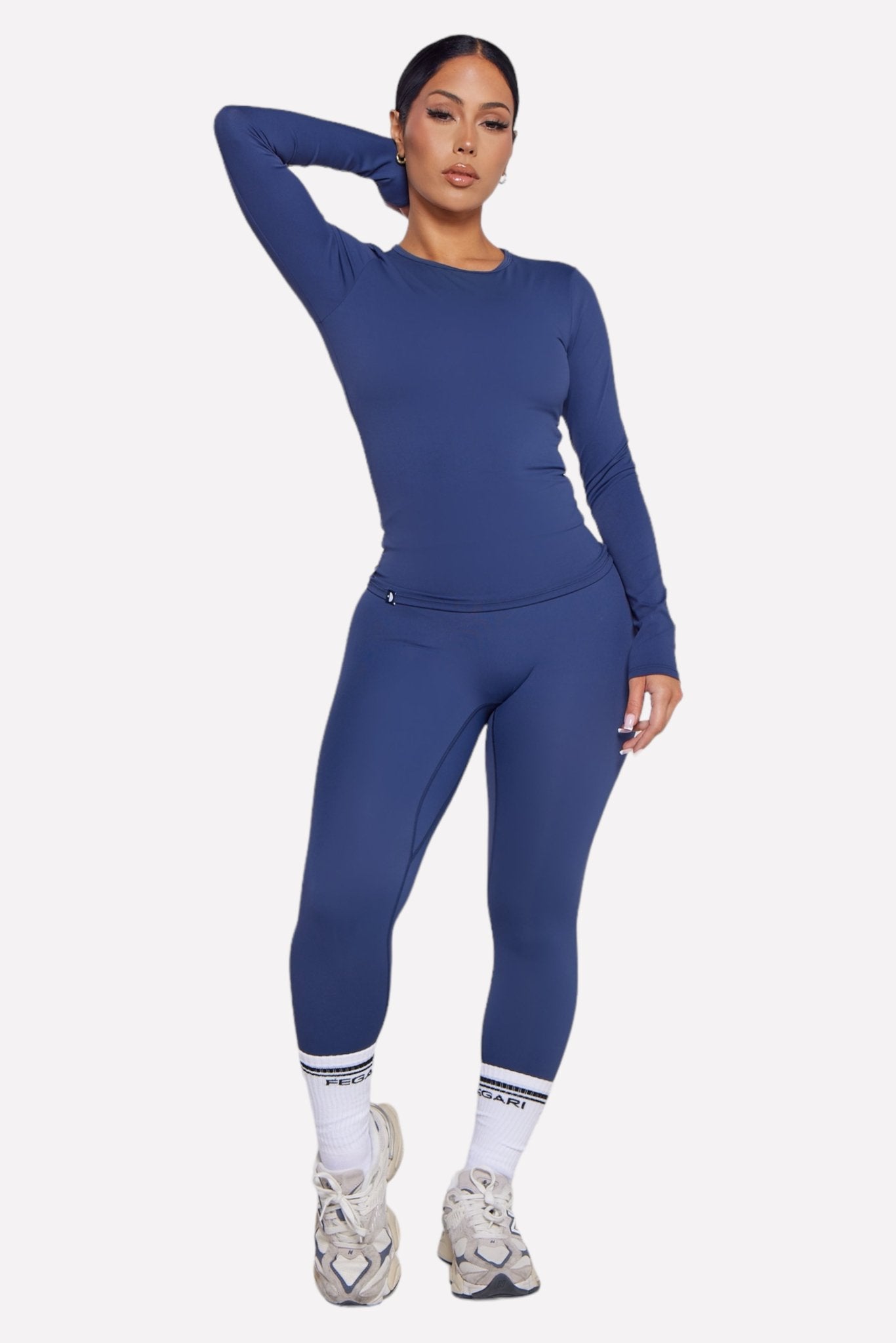 Fegari Essentials Leggings - Navy Blue - Fegari