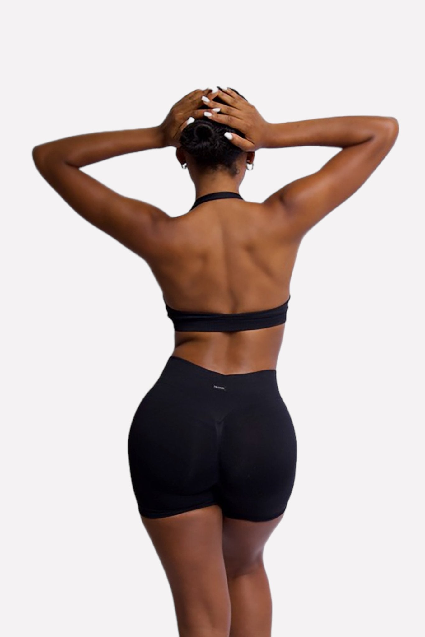 Seamless Sculpt Backless Bra - Black - Fegari