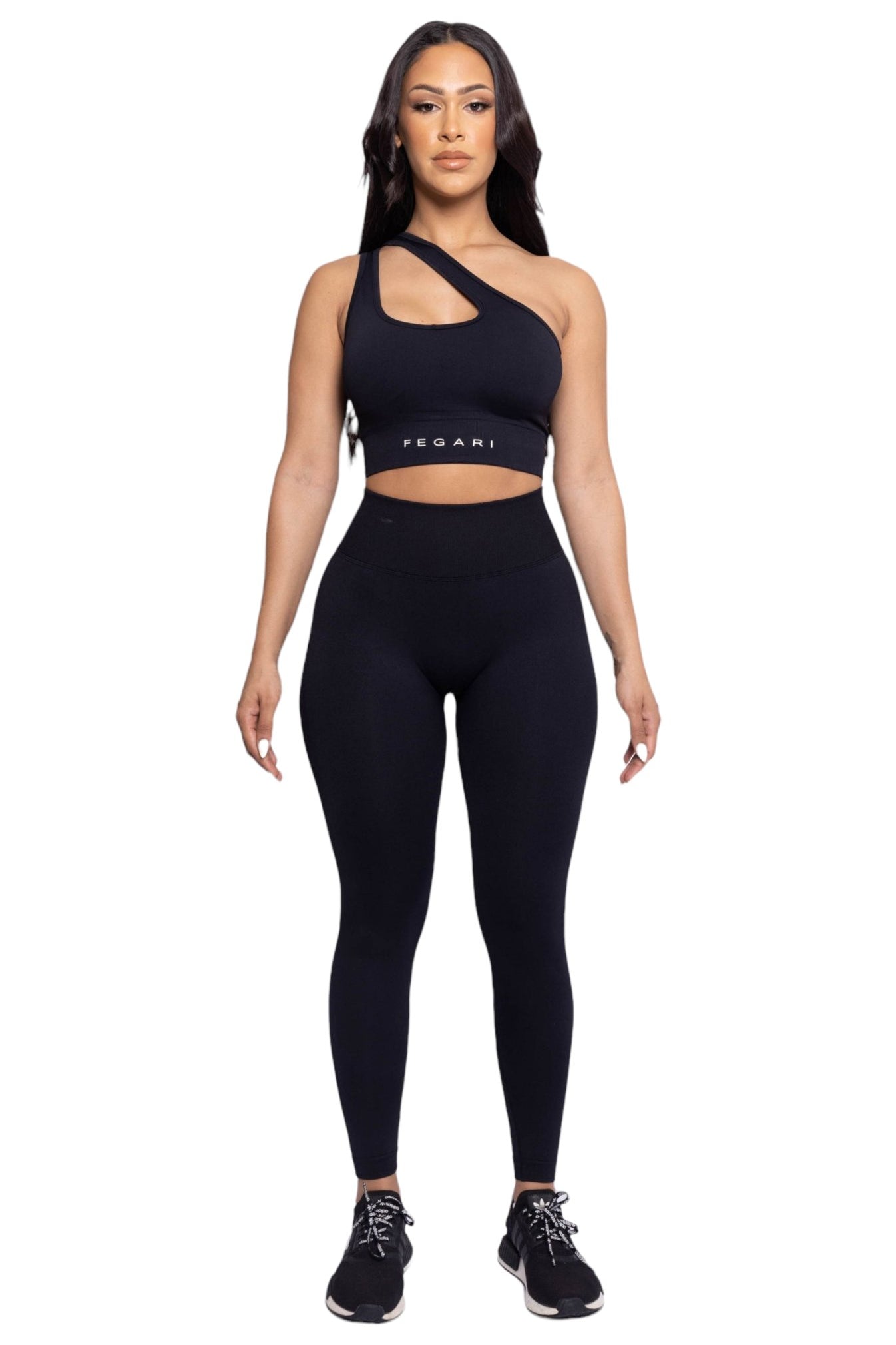 Seamless Sculpt Leggings - Black - Fegari