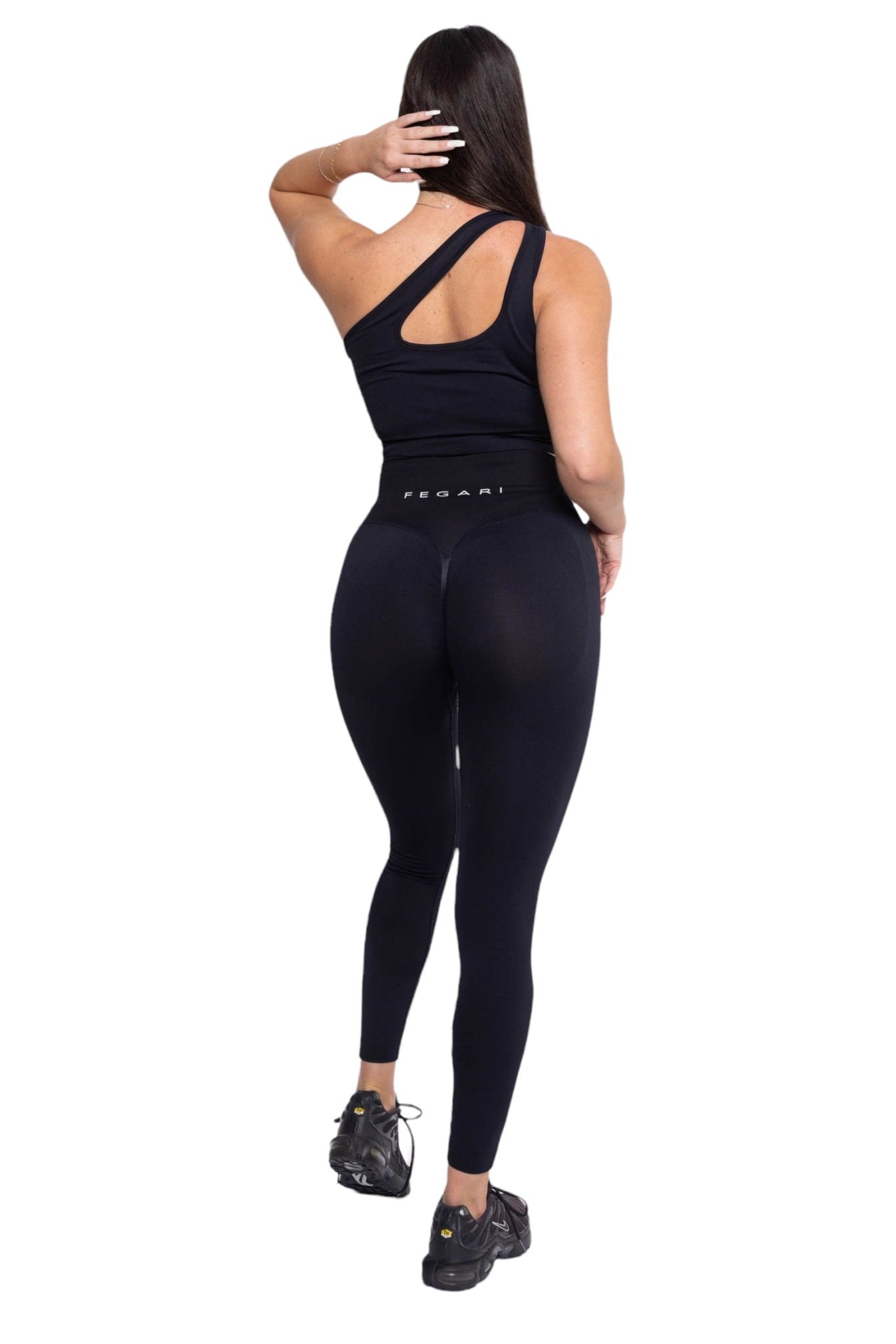 Seamless Sculpt Leggings - Black - Fegari