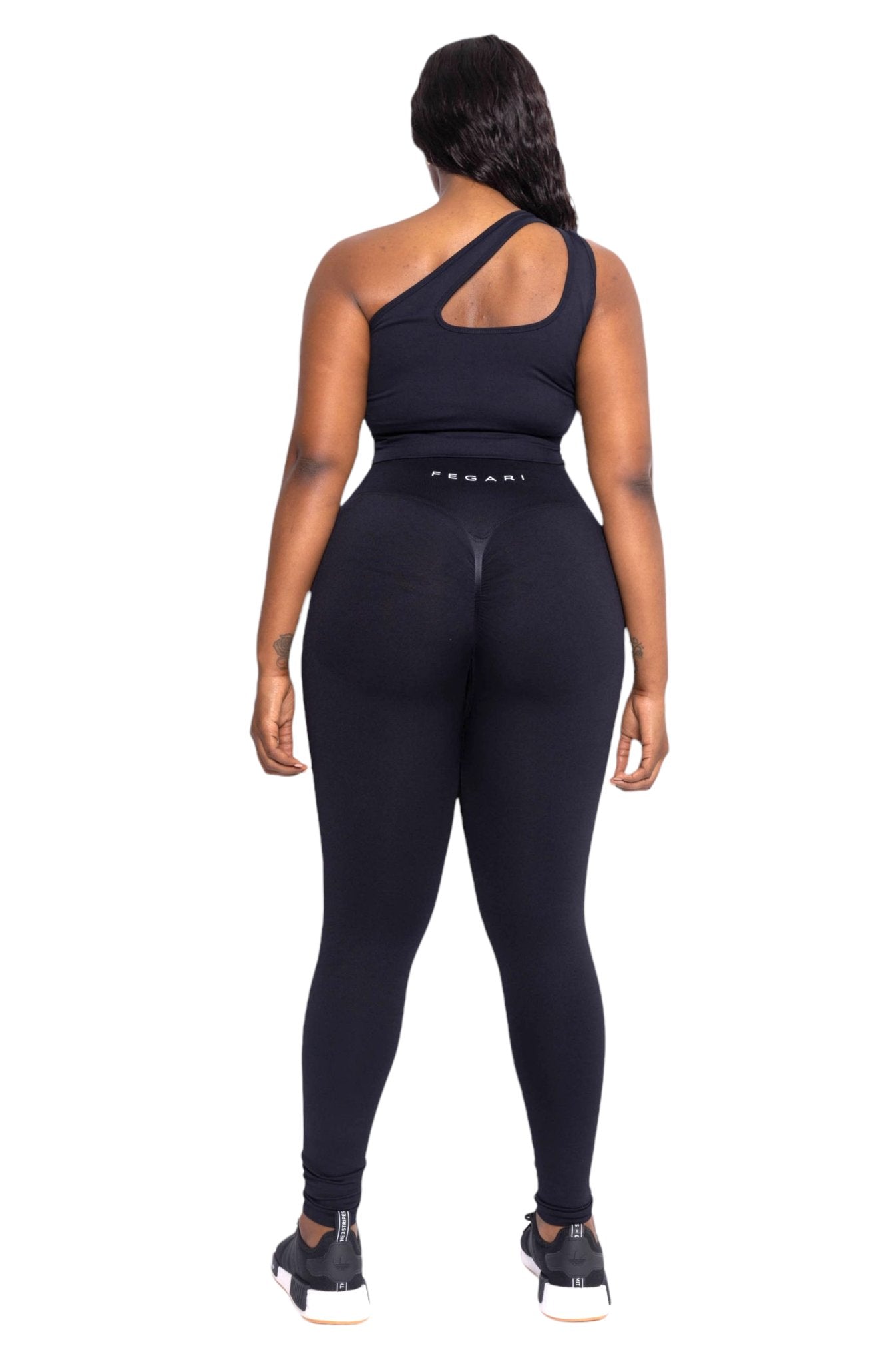 Seamless Sculpt Leggings - Black - Fegari