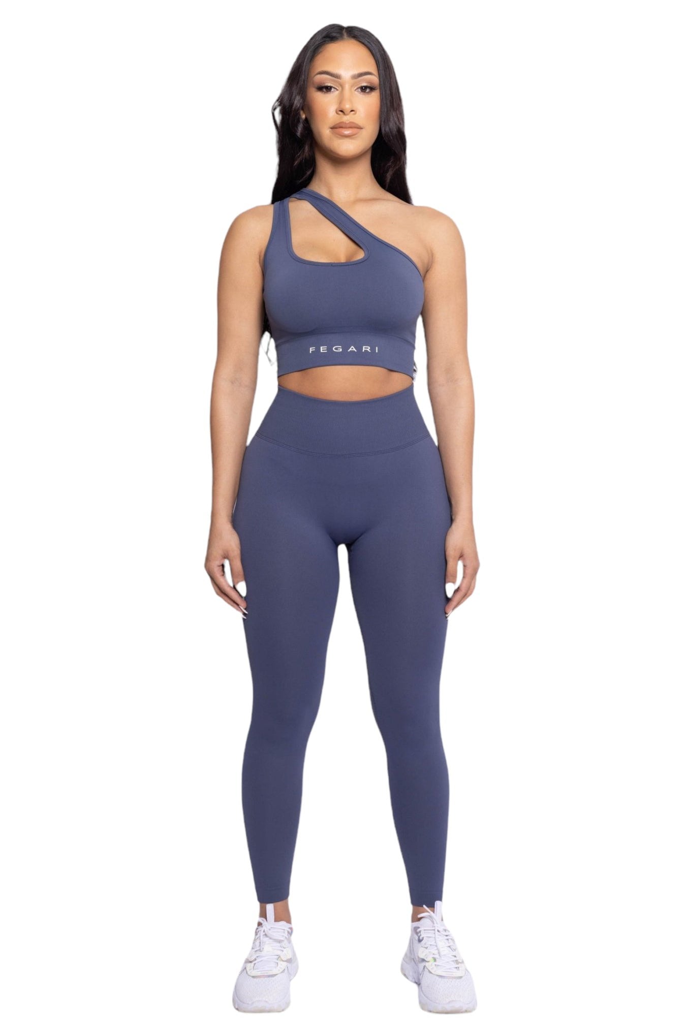 Seamless Sculpt Leggings - Faded Blue - Fegari