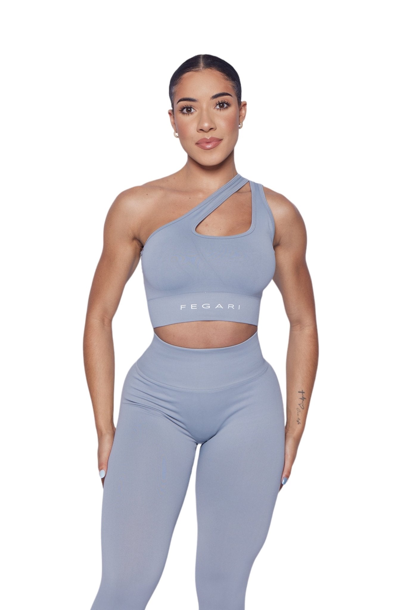 Seamless Sculpt One Shoulder Bra - Cloud