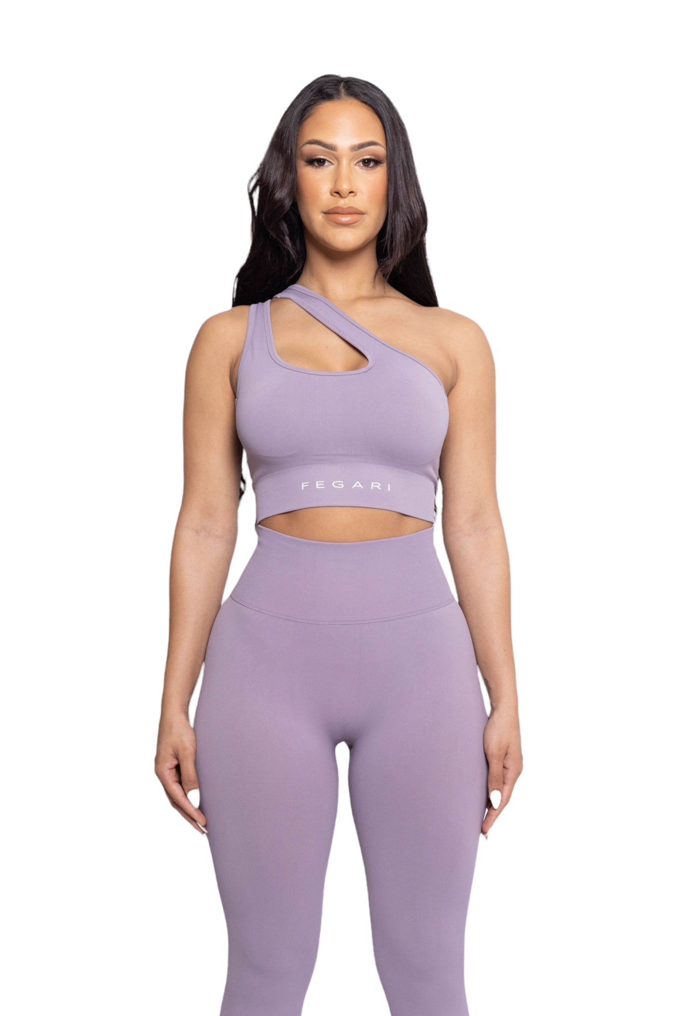 Seamless Sculpt One Shoulder Bra - Lavender - Fegari