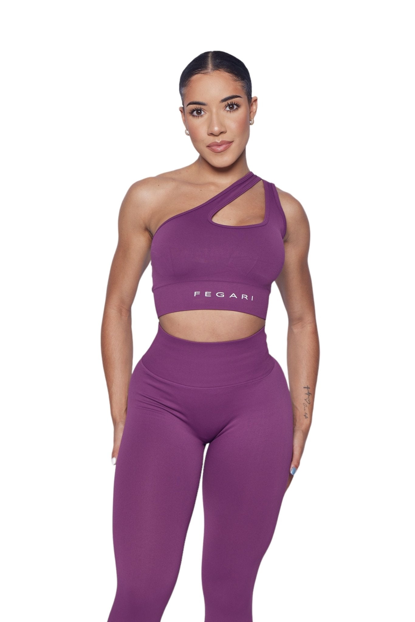 Seamless Sculpt One Shoulder Bra - Aquarius