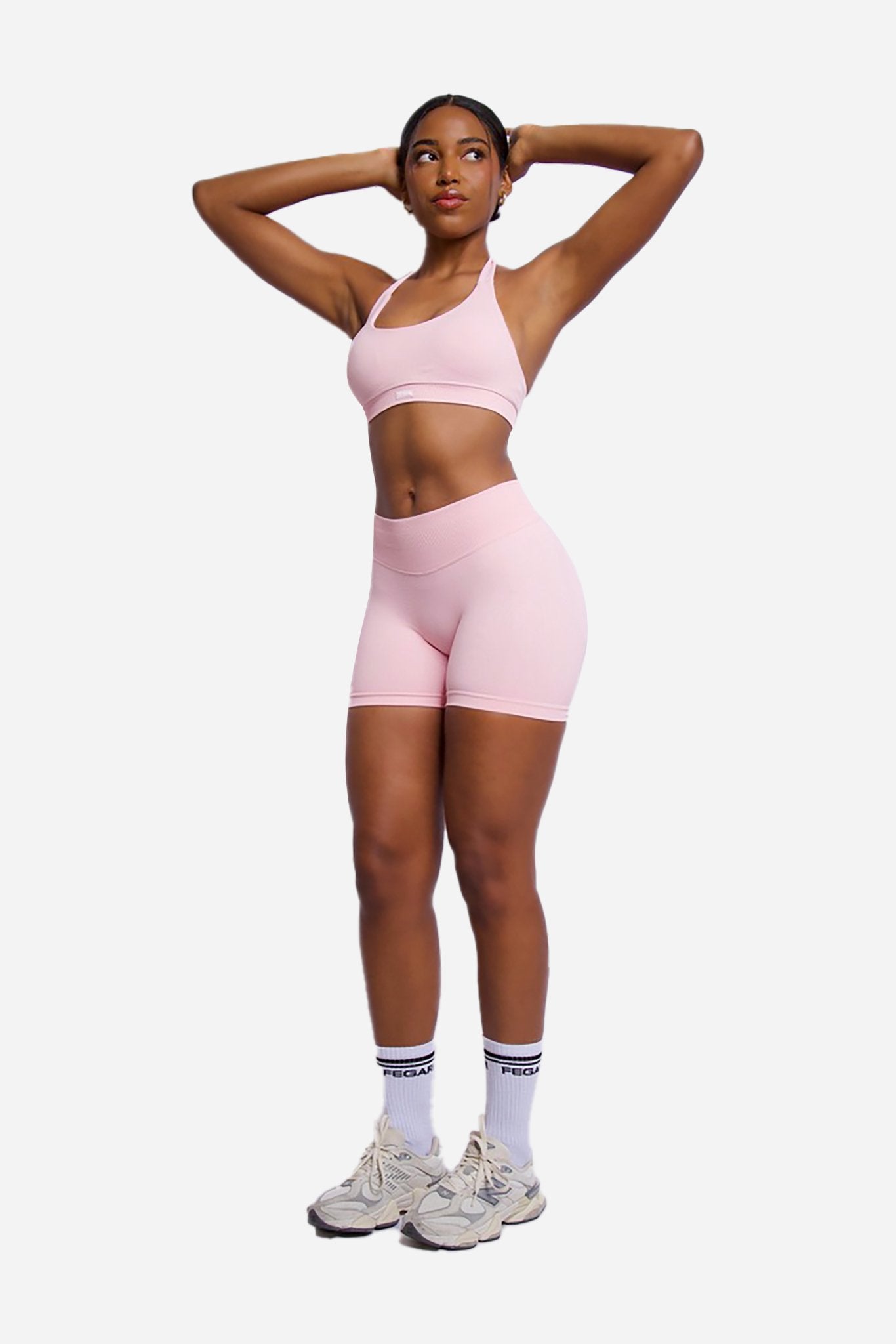 Seamless Sculpt Shorts Mini - Blush - Fegari