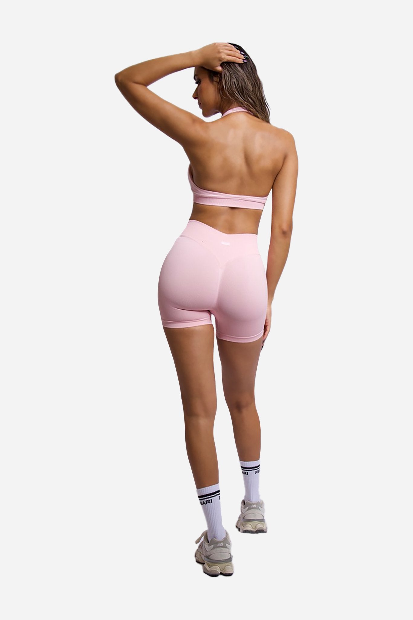 Seamless Sculpt Shorts Mini - Blush - Fegari