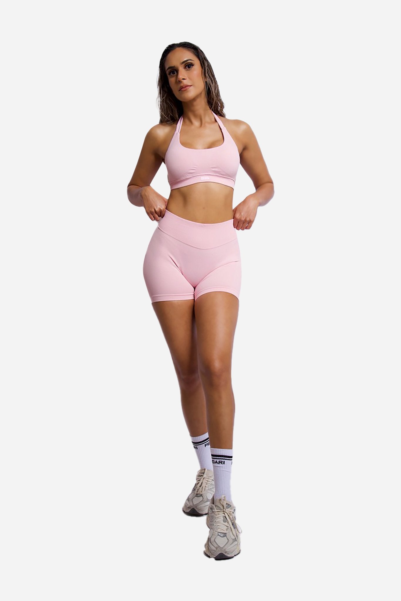 Seamless Sculpt Shorts Mini - Blush - Fegari