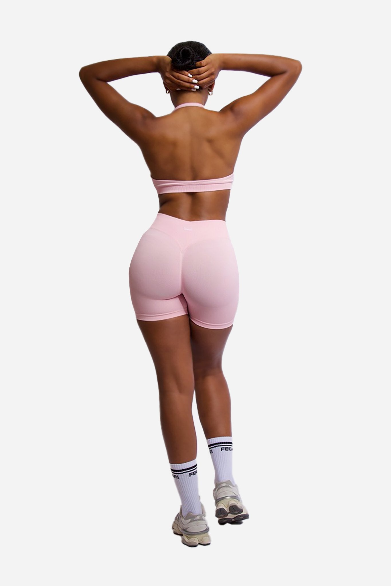 Seamless Sculpt Shorts Mini - Blush - Fegari