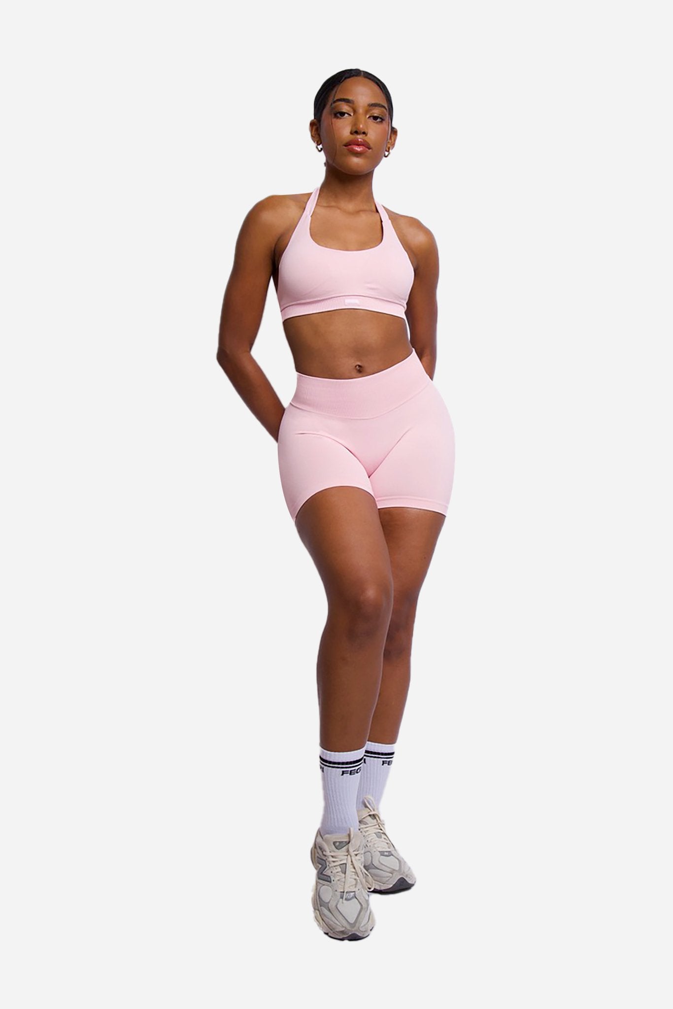 Seamless Sculpt Shorts Mini - Blush - Fegari