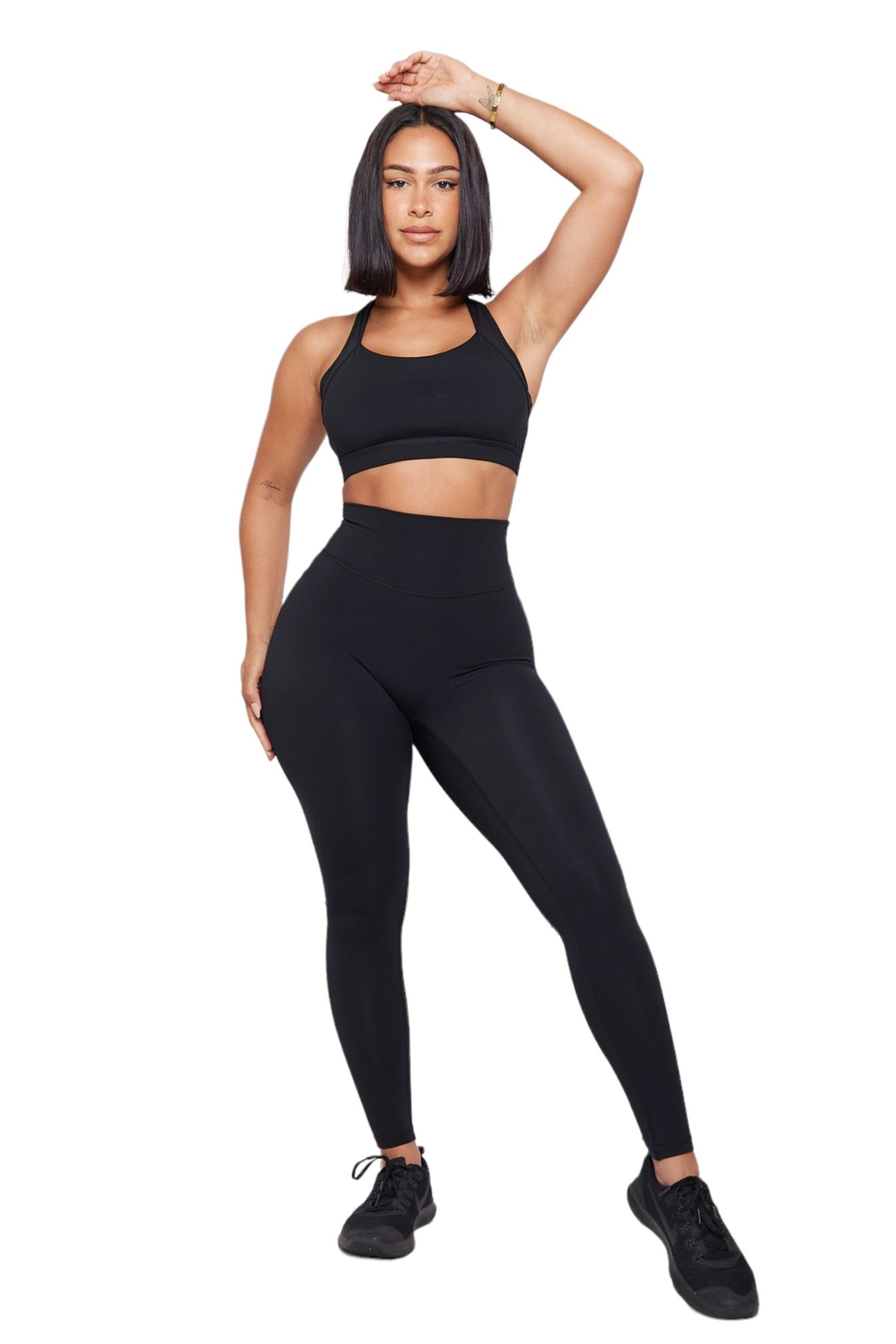 Ultra High Rise Leggings - Black - Fegari