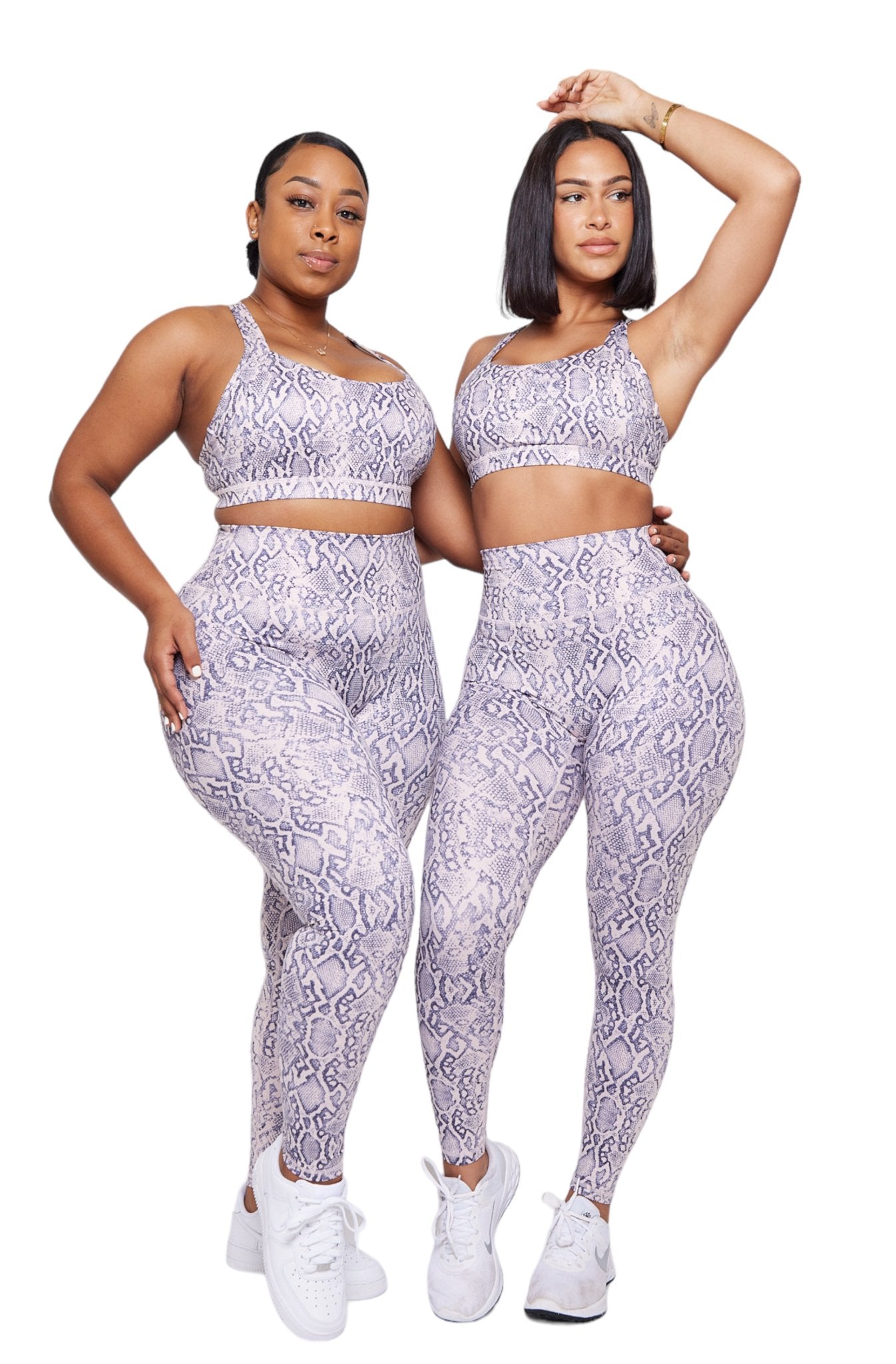 Ultra High Rise Leggings - Lilac Python - Fegari