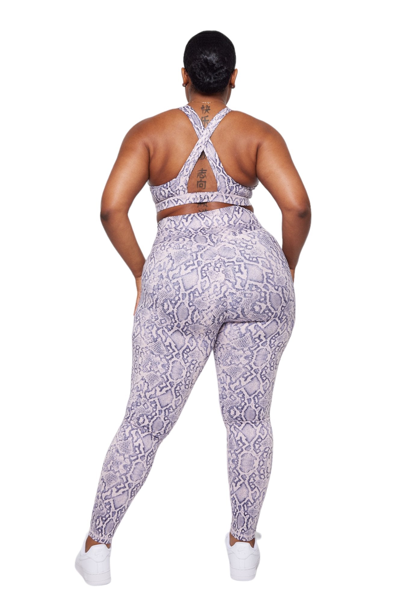 Ultra High Rise Leggings - Lilac Python - Fegari