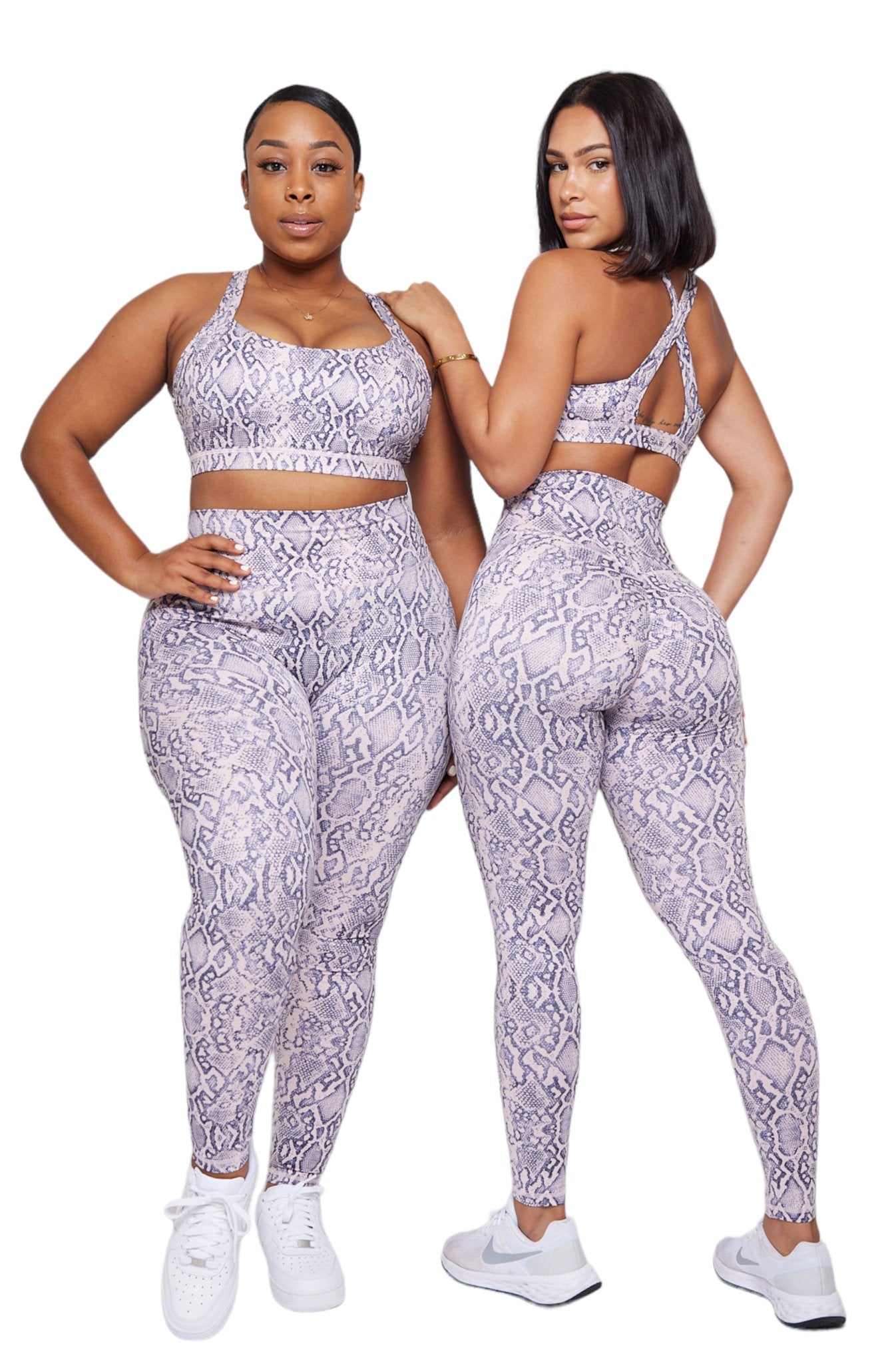 Ultra High Rise Leggings - Lilac Python - Fegari